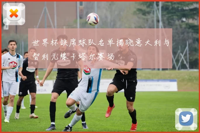 世界杯缺席球队名单揭晓意大利与智利无缘卡塔尔赛场